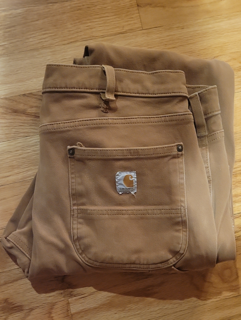 Carhartt Women’s Double Front Work Pants, Size 12, **flaw at belt loop**